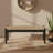 Millstone Solid Wood and Natural Seagrass Bench