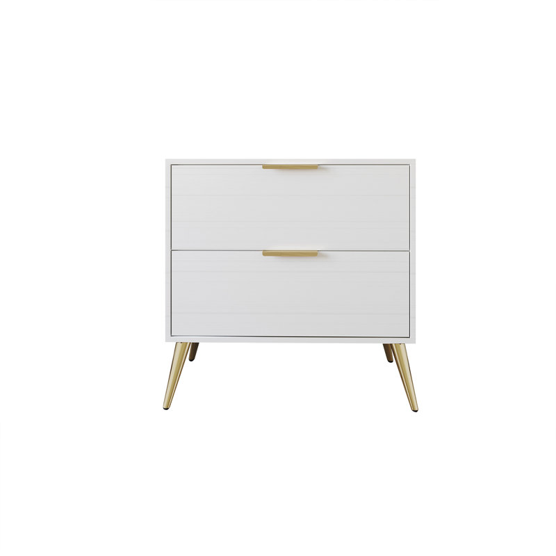 Rafiat 21.65'' W Nightstand, White