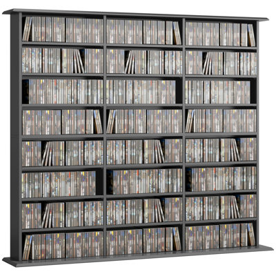 126.3 cm H Media Shelves