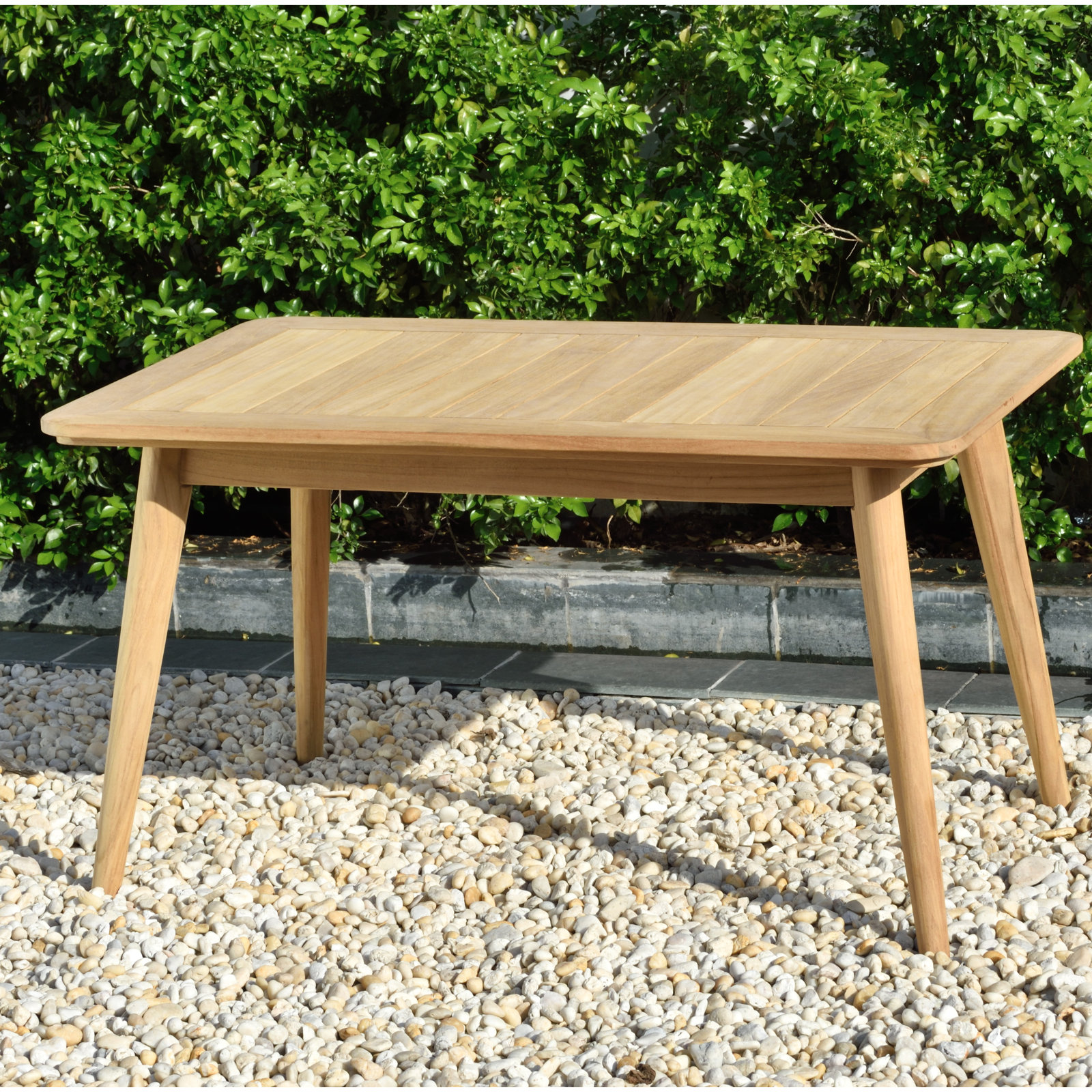 Gerrie 40" Teak Patio Bistro Set