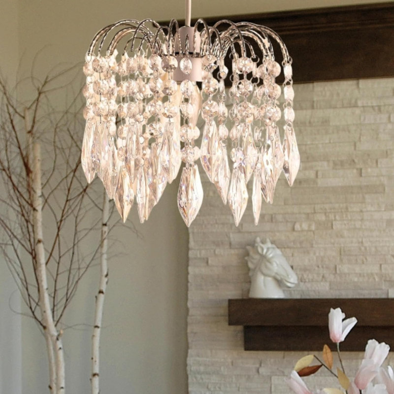 Alexander 1 - Light Silver Crystal Pendant