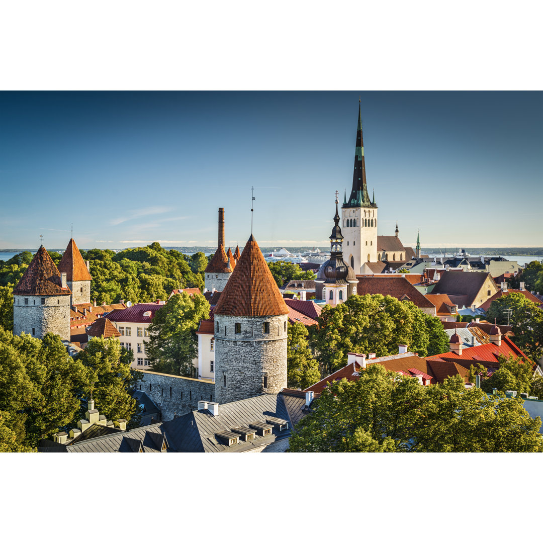 Tallinn - Kunstdrucke auf Segeltuch