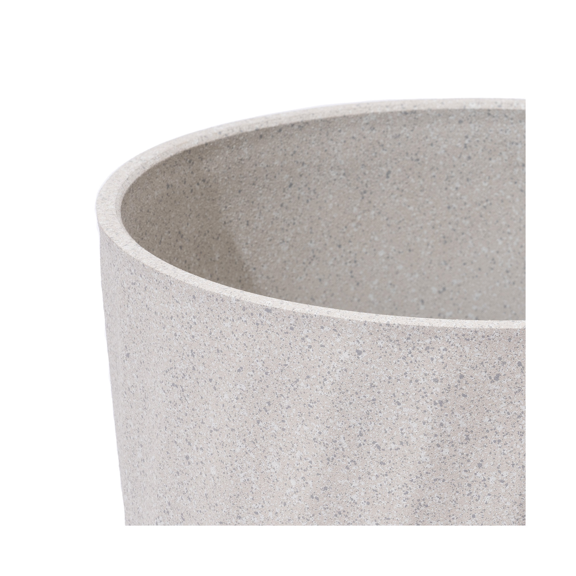 Boynton 24 Inch Tall Planters, Tree Planters with Shelf Insert, Morden Large Round Plant Pots Containers for Indoor/Outdoor Use