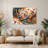 Birds Common Redstart Black Metal Wall Art