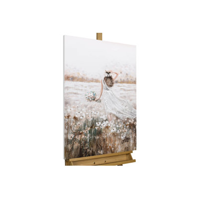 Hand -painted beauty in the country acrylic painting
