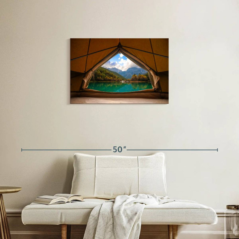 Senne Lakeside Tent View, 20" H x 30" W
