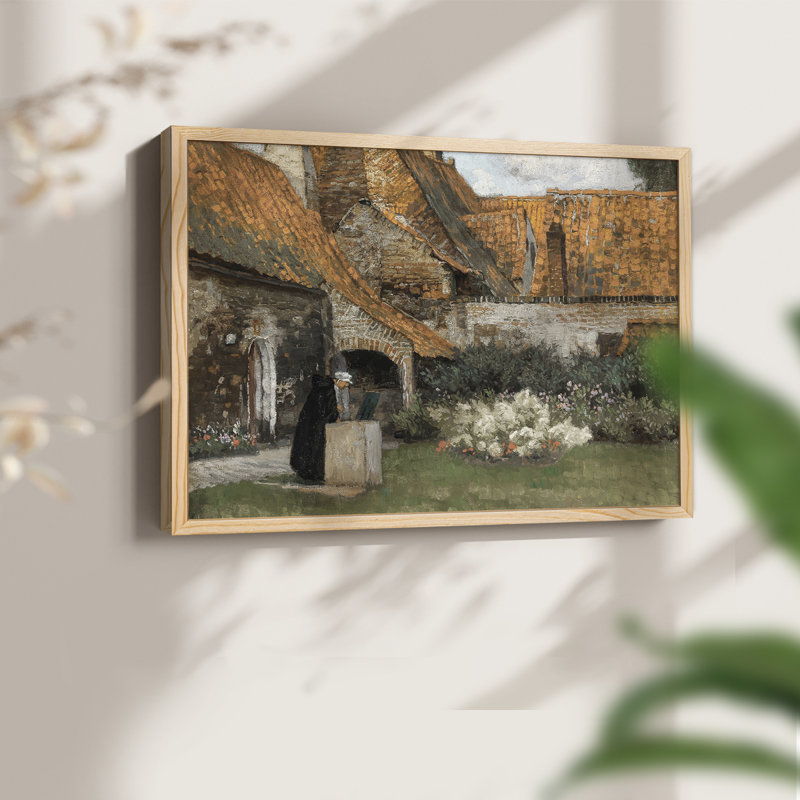 Paysages rétro-DCCLIV-Reproduction encadrée - réversible, Naturel, H 11 po x l 14 po