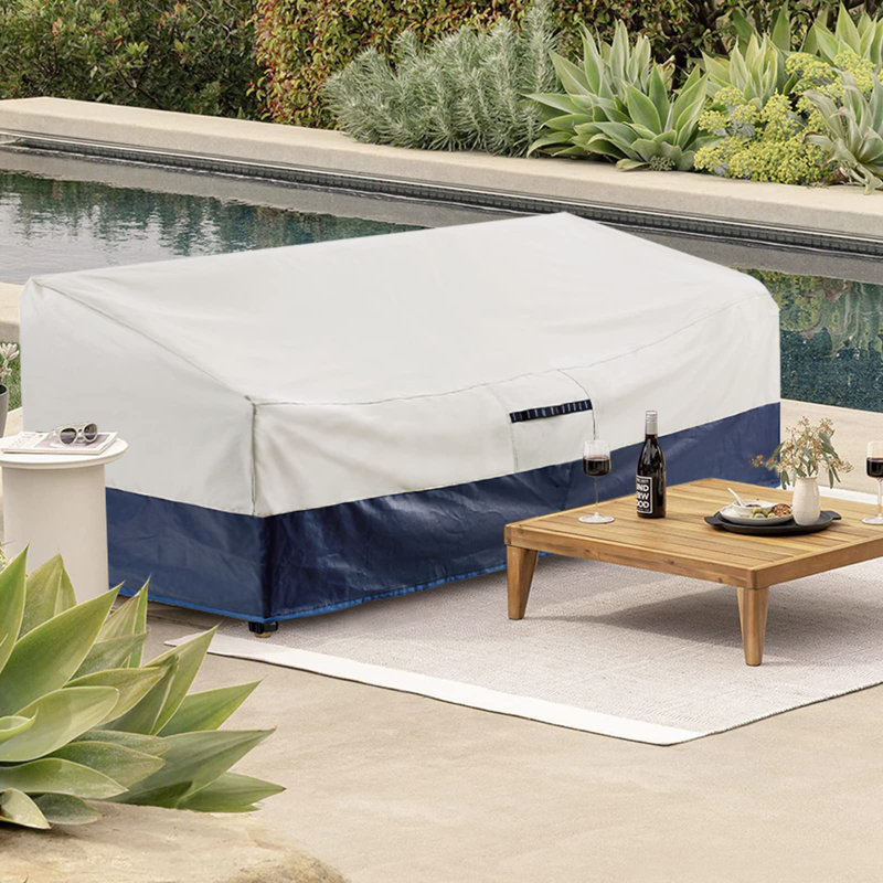 Outdoor Patio Sofa Cover, 38" H x 80" W x 34" D