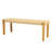 Wood Garden Bench With Faux Seat, Brown, 42.56"W X 16.06"D 16.01"H Backless Stained, 16.01 In. High 42.56 Wide 16.06 Deep