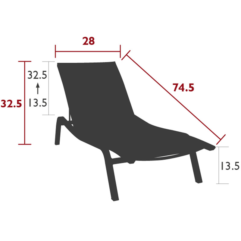 Alize Outdoor Chaise Lounge