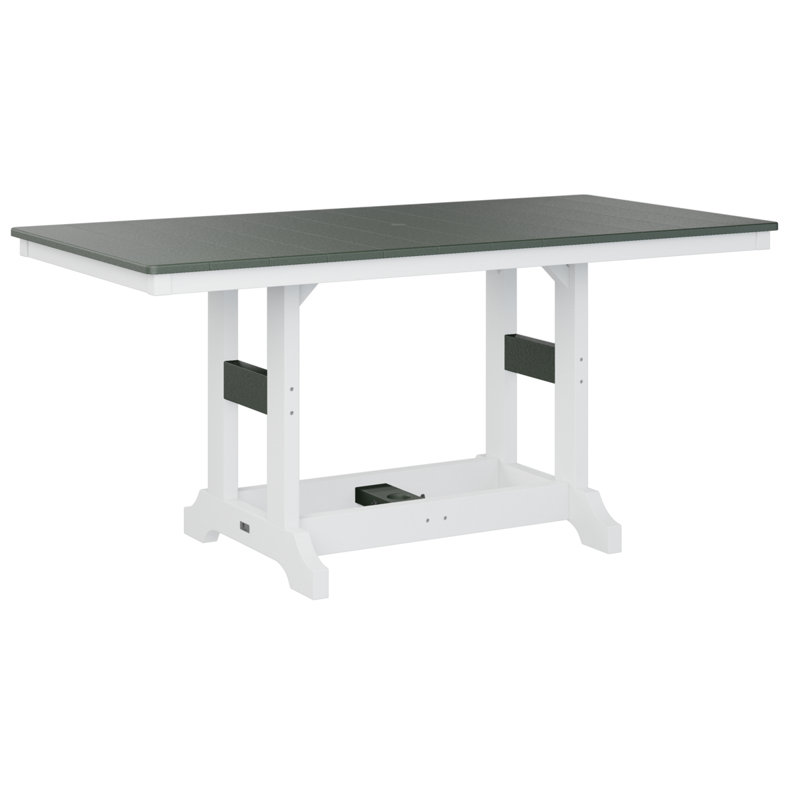 Table de salle à manger rectangulaire Chesterville, Marine, H 30,87 po x l 66 po x P 33 po