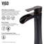 Lavabo de salle de bain vasque rectangulaire en verre avec robinet H 11 po Onyx-99538299-99538303