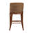 Bali & Pari Jasper Seagrass Bar Stool With Mahogany Wood Frame - Coastal Seating With Woven Wingback And Cushioned Seat For Bar Island Or Lounge, Brown Wash-631833196