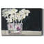 «White Flowers in Fuchsia II», reproduction sur toile tendue-350751222