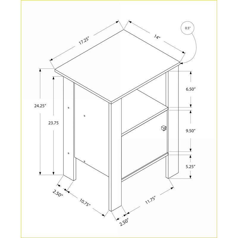 Table basse Transitional