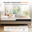 Matelas en mousse viscoélastique gélifiée, mousse confortable pour soulager la pression, soutien du corps-1265286649-1265286651