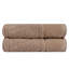 Ensemble de serviettes luxueuses, couleur vison, 19,7 x 35,4 pouces | 100% coton, 19,8 oz / verge carrée | Lavable à la machine à 104 ° F | Doux, absorbant, parfait pour la salle de bain et le spa, design élégant-1288987321