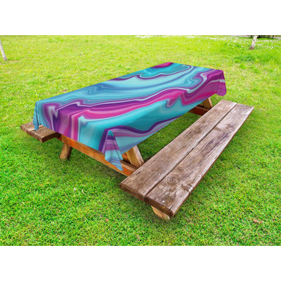 Rectangle No Pattern Polyester Tablecloth