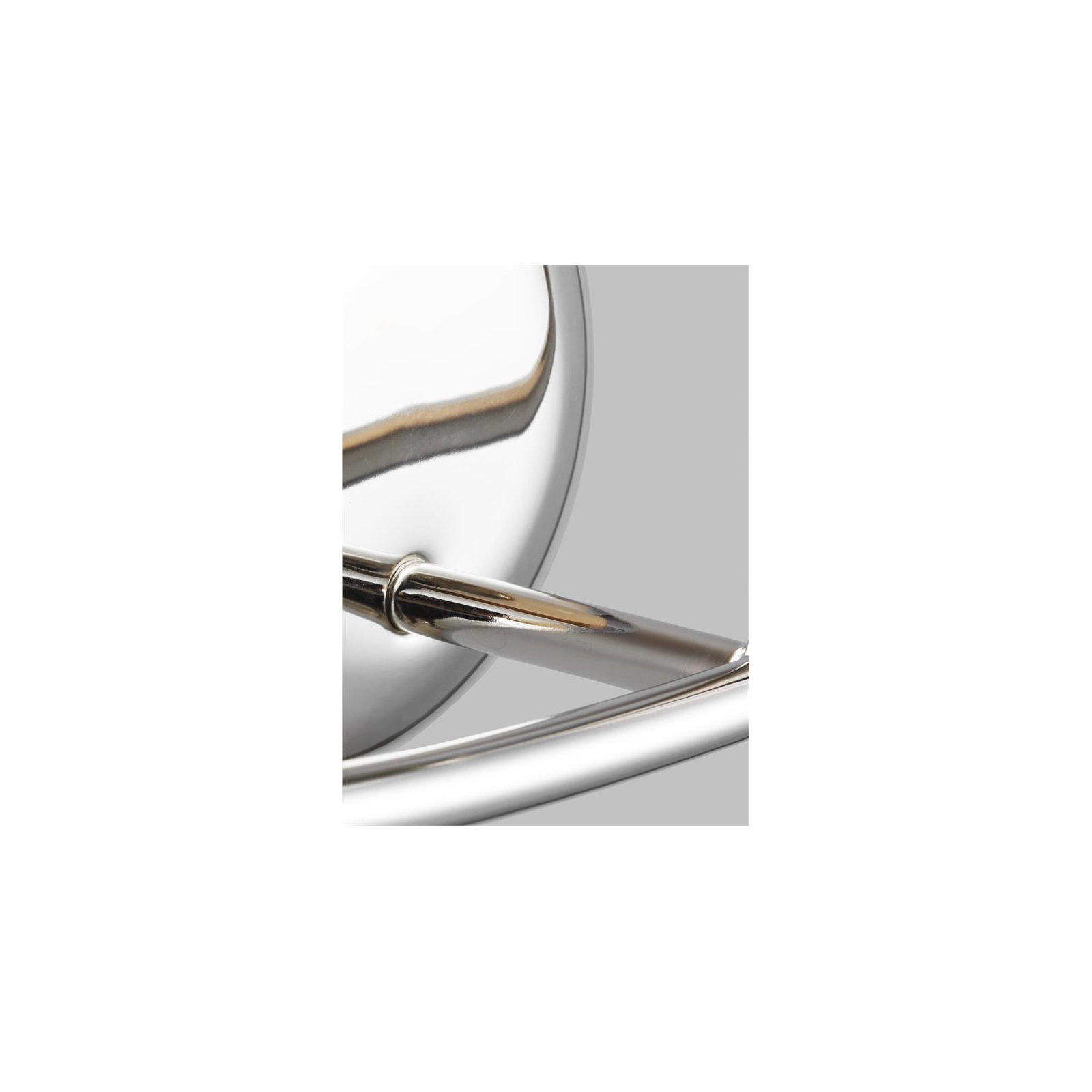 Alain 3 Light Frosted Dimmable Vanity Light, Polished Nickel