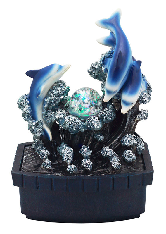 Pixie Weather Resistant Sculptural Fountain with Light