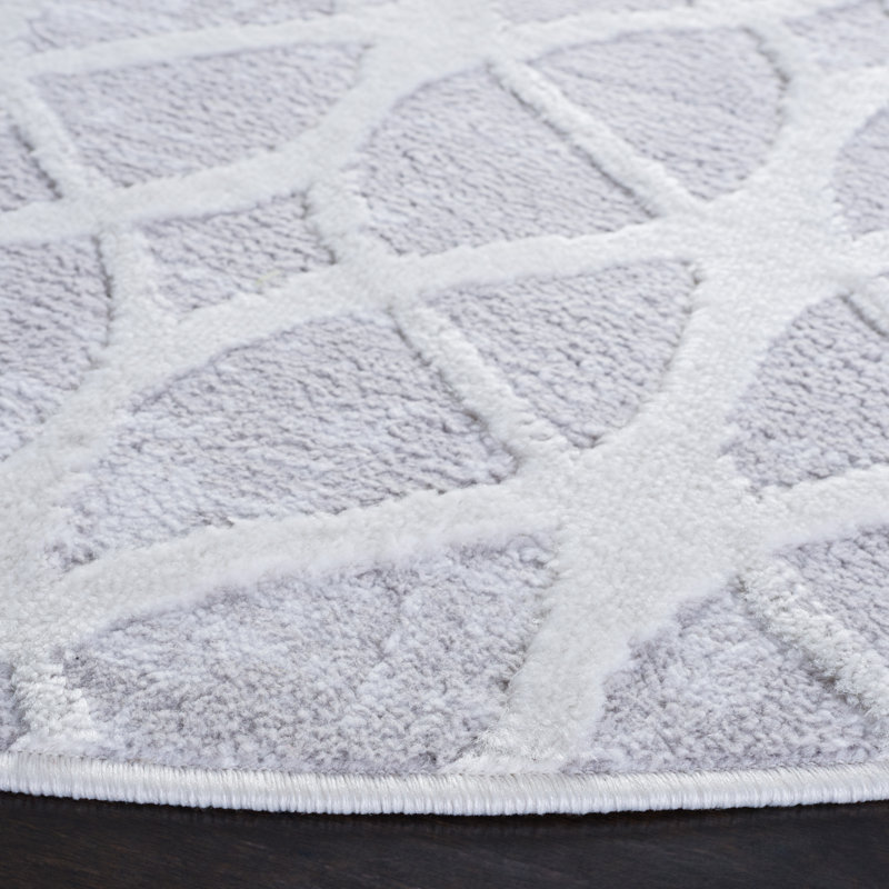 Groombridge 700 Performance Geometric Rug, Round 6'7"