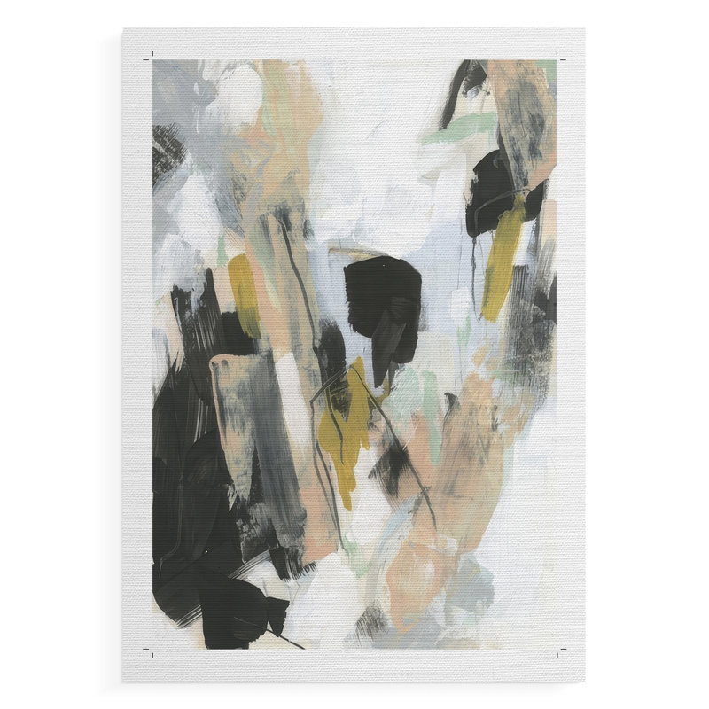 Rose granit I - impression sur toile seulement - NON-CADRE