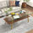 Hemington Glass Top End Table