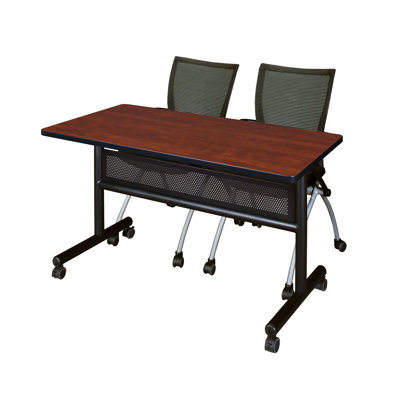 Kobe Flip-Top Training Nesting Table with Modesty Panel