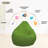 Ample Leatherette Solid Indoor Bean Bag Cover - Filling Not Included-344139048