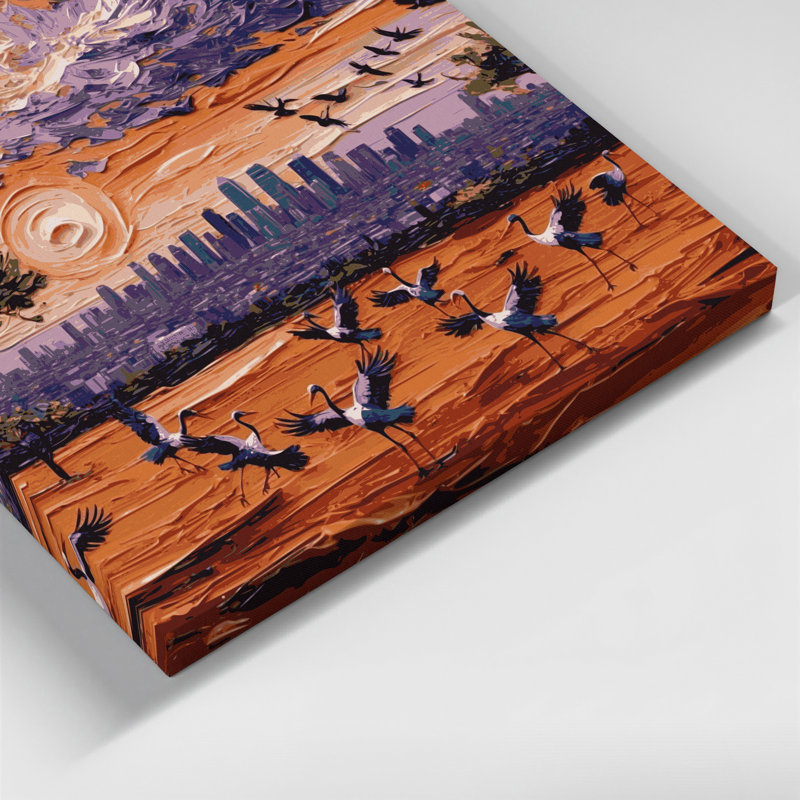 Cities Nairobi Kenya Brown Canvas Wall Art