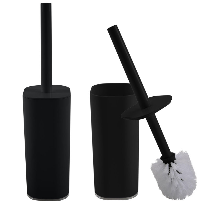 Ensemble de 2 brosses de toilette en acrylique Bath Bliss, Blanc