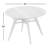 Round Teak Solid Wood Foldable Outdoor Dining Table , 42 " W