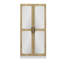 Armoire moderne en noyer de 35,4 po x 74,8 po x 20,5 po | 100% panneau de particules enduit de mélamine, épaisseur: 0,7 pouce | Solution de rangement élégante pour la chambre à coucher et les espaces de vie, conception durable et élégante-940515280-940515286