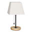 Lampe de chevet brune 16,1 po