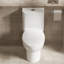 Toilette à double chasse 1,1 / 1,6 GPF avec siphonic S-Trap-124986424