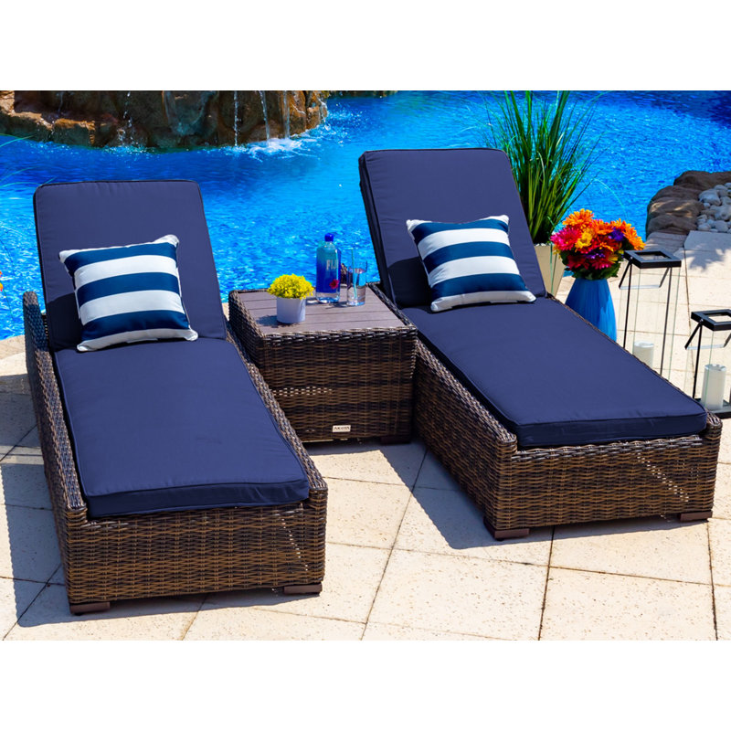 Centralmont 17 - Person Modular Patio Conversation Set with Cushions, Sunbrella Canvas Navy, Gray