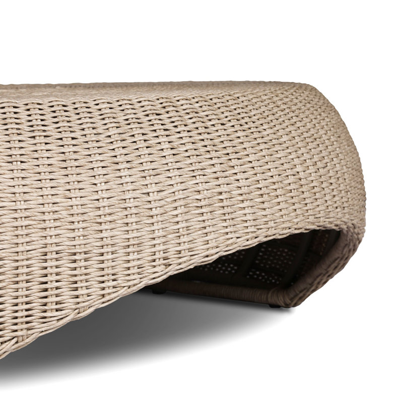 Brock Outdoor Coffee Table-Vintage White, Vintage White