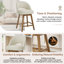 360° Rotating Hollow Back Bar Stool, Made Of Rubberwood With A Load-Bearing Capacity Of 160 KG-913825272