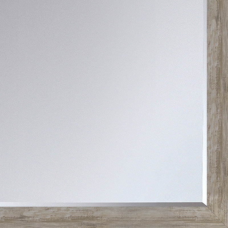 Mcgean Wood Rectangle Wall Mirror