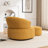 Armelda 33'' Wide Upholstered Polyester Swivel Chair With Ottoman-1153994871