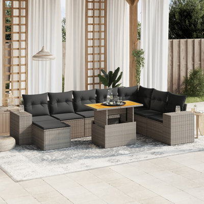 Ensemble de canapé de jardin Vidaxl