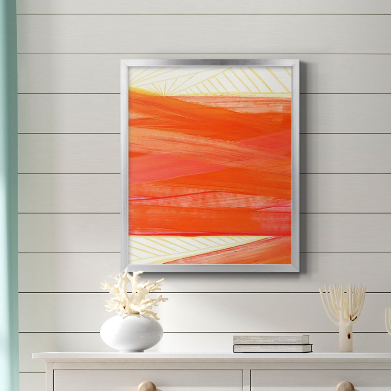 Warm Rays II Premium Framed Canvas - Ready to Hang, Silver, 24" H x 20" W