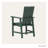 Modern Slatted Outdoor Dining Armchair-1868249374