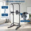 Power Tower Pull Up Bar & Dip Station – Adjustable Height Multi-Function Home Gym for Full Body Workout