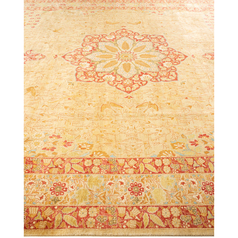 Classic One-of-a-Kind 9' 1" x 12' 8" Hand Knotted Area Rug
