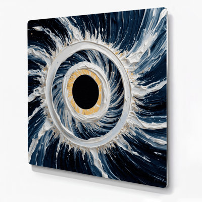 Art mural gris Space Space Eclipse Corona