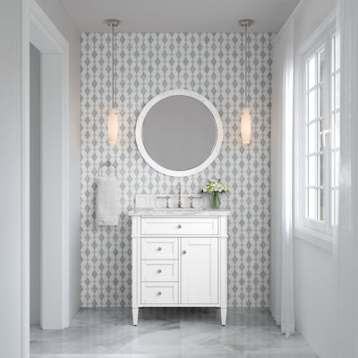 Dussault 30' W Single Bathroom Vanity Base