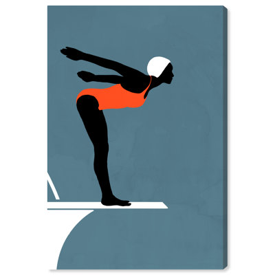Sports and Teams in a Swim - impression d'art graphique