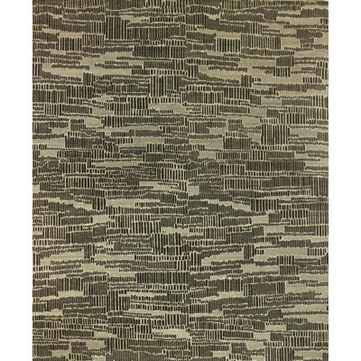 Hand-Knotted Charcoal/Taupe Rug