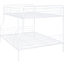 Lit double superposé au-dessus de grand lit double en métal, blanc-1097051958